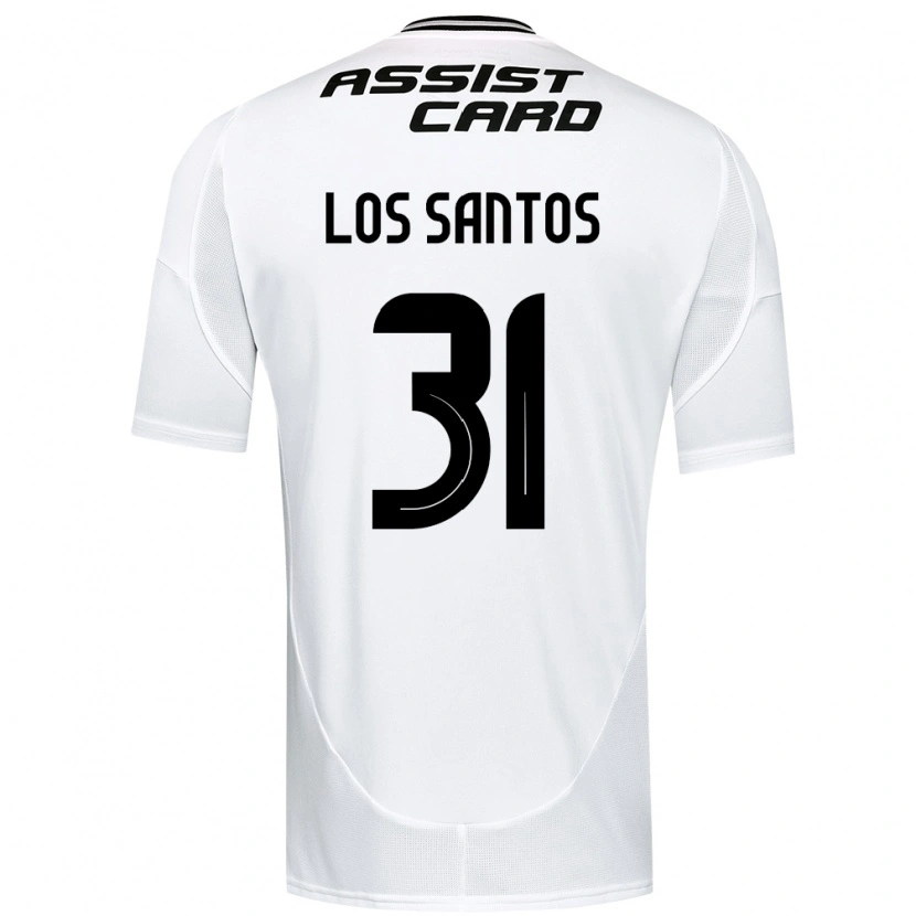 Danxen Barn Matías De Los Santos #31 Svart Vit Gul Hemmatröja Matchtröjor 2025/26 Tröjor T-Tröja
