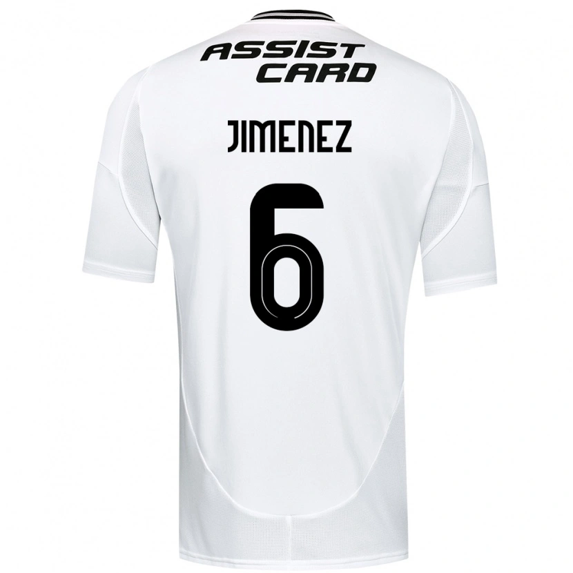 Danxen Barn Yastin Jiménez #6 Svart Vit Gul Hemmatröja Matchtröjor 2025/26 Tröjor T-Tröja
