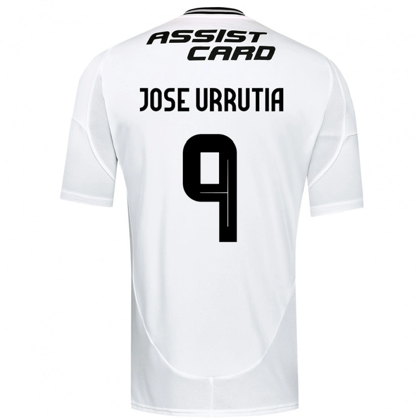 Danxen Barn María José Urrutia #9 Svart Vit Gul Hemmatröja Matchtröjor 2025/26 Tröjor T-Tröja
