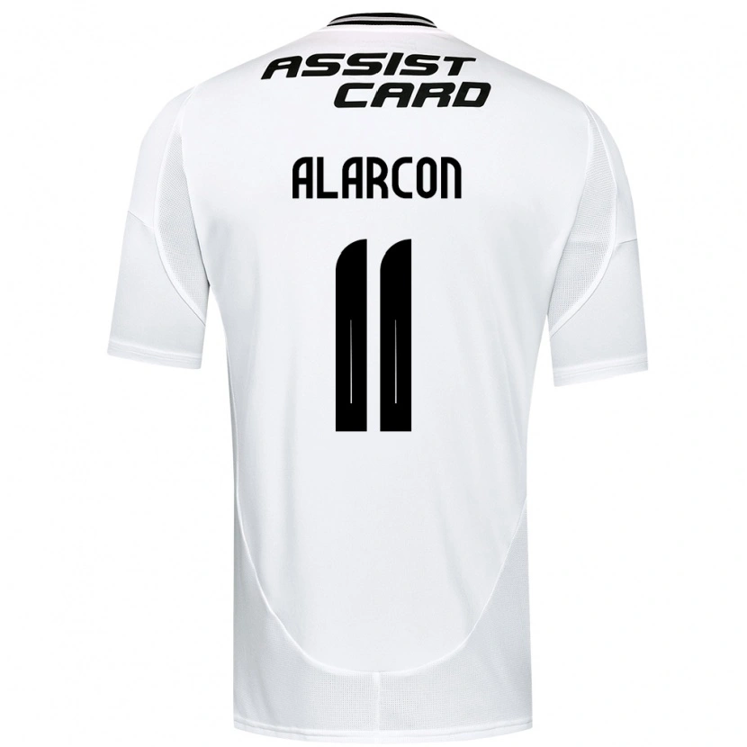 Danxen Barn Antonia Alarcón #11 Svart Vit Gul Hemmatröja Matchtröjor 2025/26 Tröjor T-Tröja