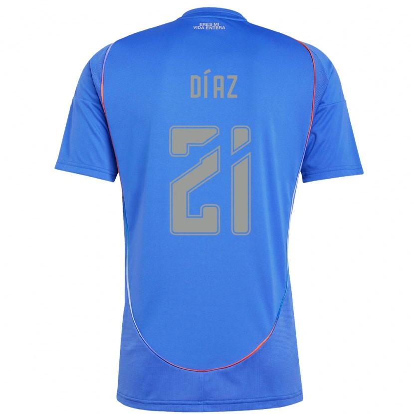 Danxen Barn Marcelo Díaz #21 Himmelsblå Hemmatröja Matchtröjor 2025/26 Tröjor T-Tröja