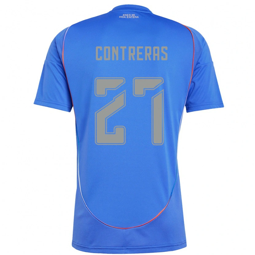 Danxen Barn Rodrigo Contreras #27 Himmelsblå Hemmatröja Matchtröjor 2025/26 Tröjor T-Tröja