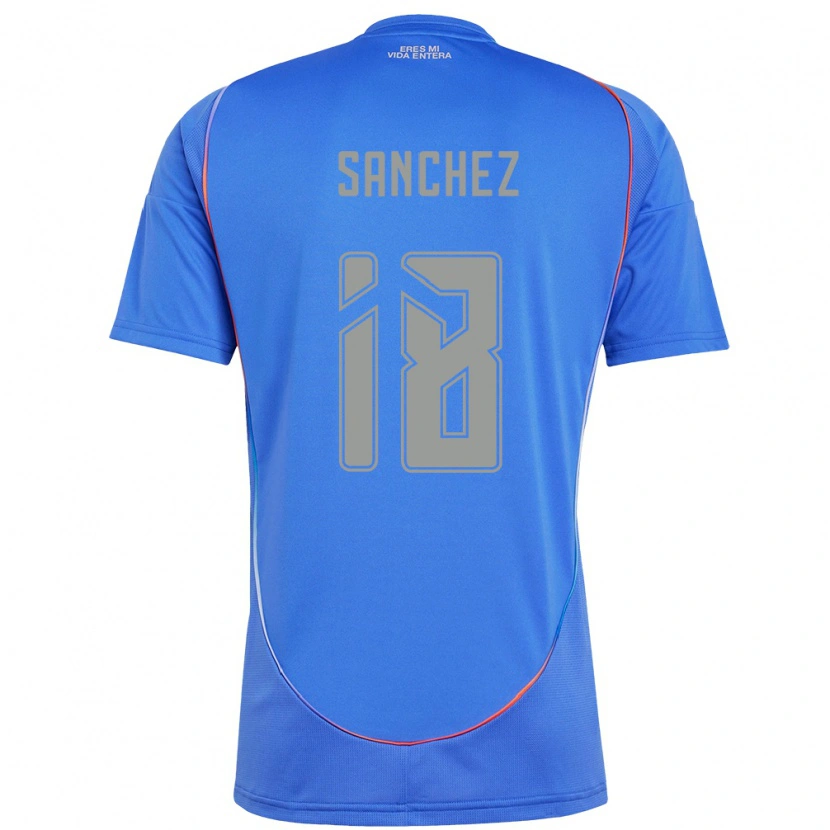 Danxen Barn Bárbara Sánchez #18 Himmelsblå Hemmatröja Matchtröjor 2025/26 Tröjor T-Tröja