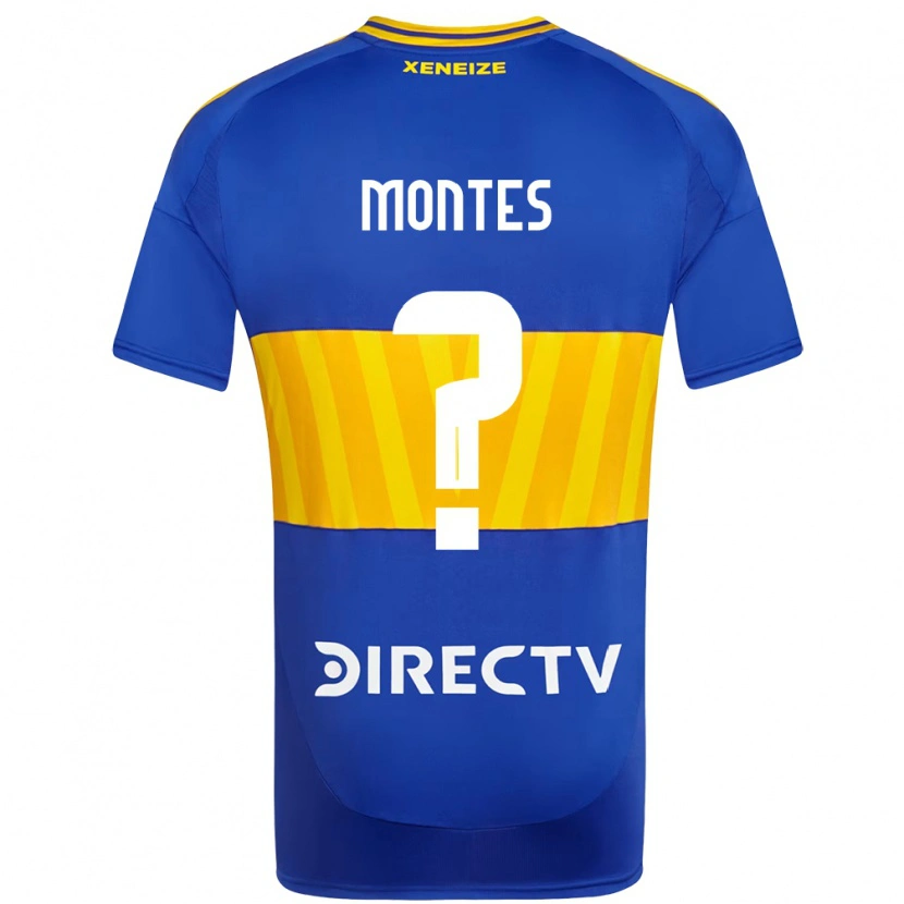 Danxen Barn Rodrigo Montes #0 Kungsblå Gul Hemmatröja Matchtröjor 2025/26 Tröjor T-Tröja