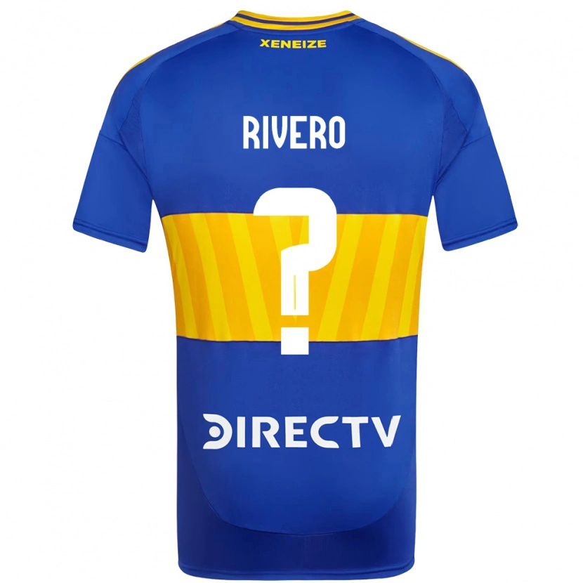 Danxen Barn Simón Rivero #0 Kungsblå Gul Hemmatröja Matchtröjor 2025/26 Tröjor T-Tröja
