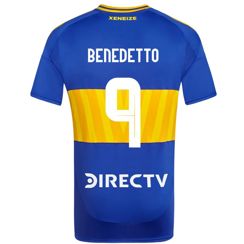 Danxen Barn Dario Benedetto #9 Kungsblå Gul Hemmatröja Matchtröjor 2025/26 Tröjor T-Tröja