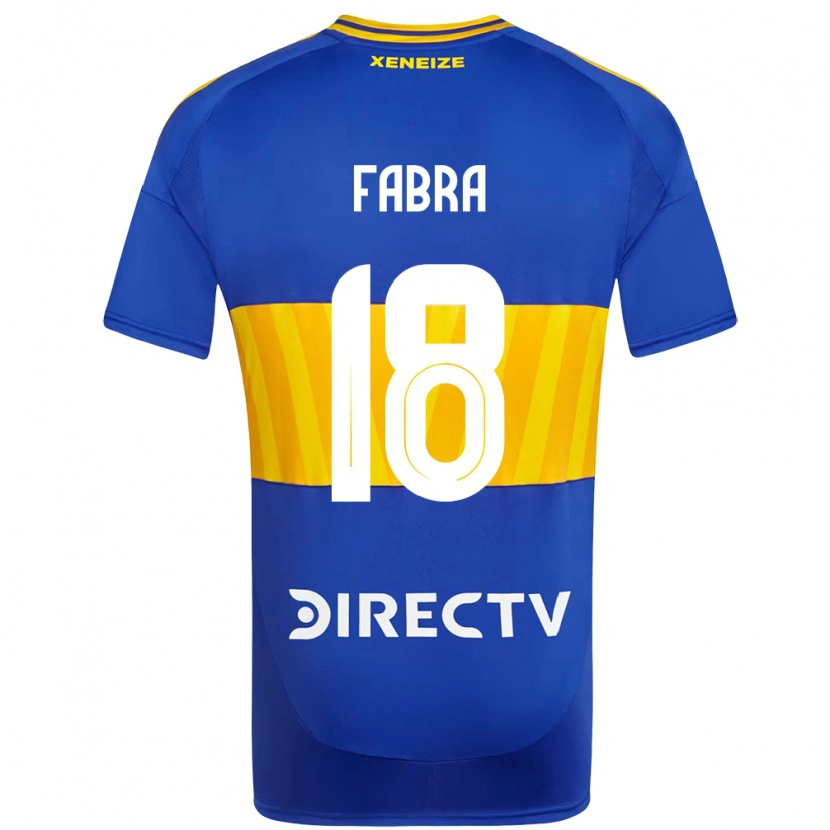 Danxen Barn Frank Fabra #18 Kungsblå Gul Hemmatröja Matchtröjor 2025/26 Tröjor T-Tröja