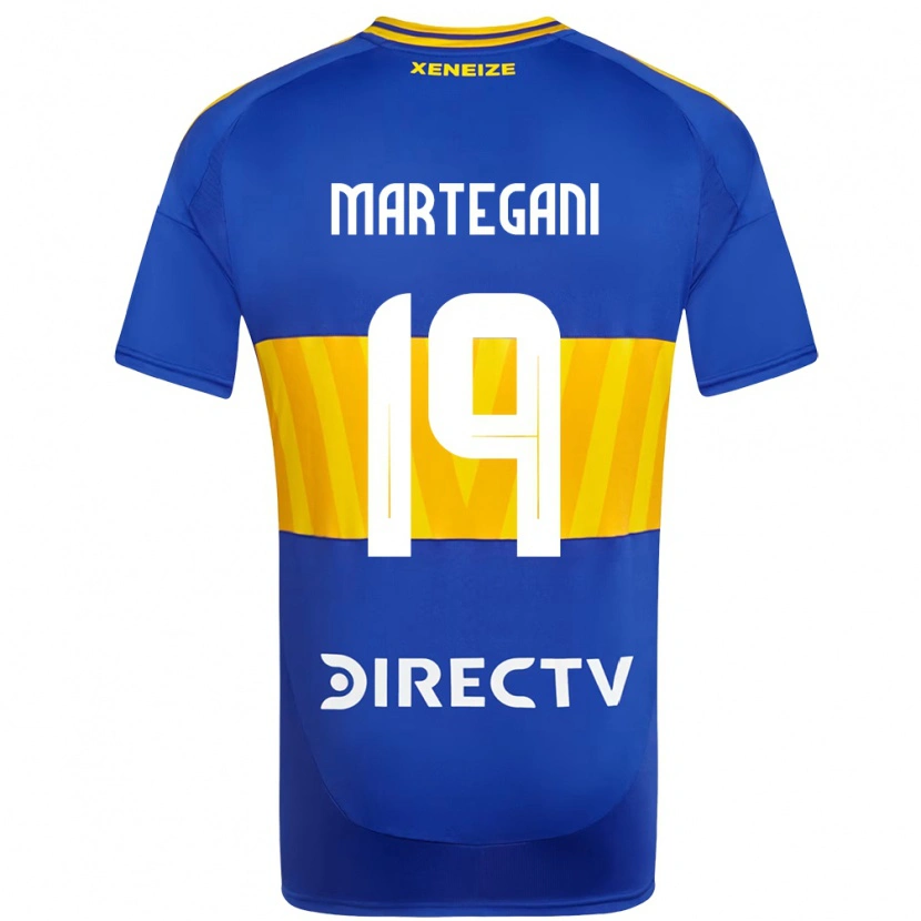 Danxen Barn Agustín Martegani #19 Kungsblå Gul Hemmatröja Matchtröjor 2025/26 Tröjor T-Tröja