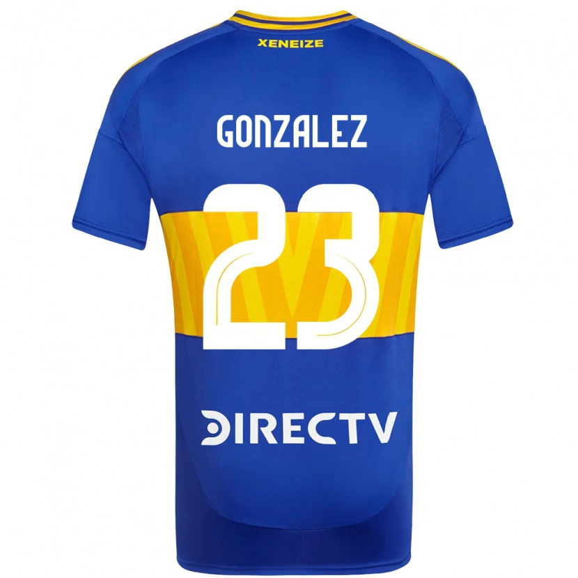 Danxen Barn Diego Gonzalez #23 Kungsblå Gul Hemmatröja Matchtröjor 2025/26 Tröjor T-Tröja