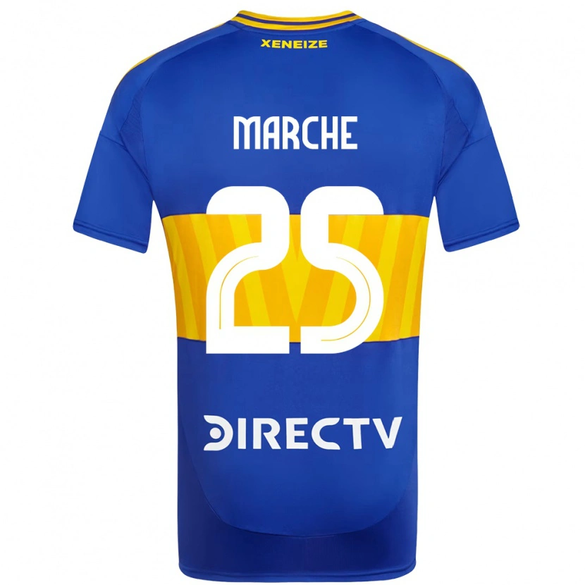 Danxen Barn Agustín Marchesín #25 Kungsblå Gul Hemmatröja Matchtröjor 2025/26 Tröjor T-Tröja