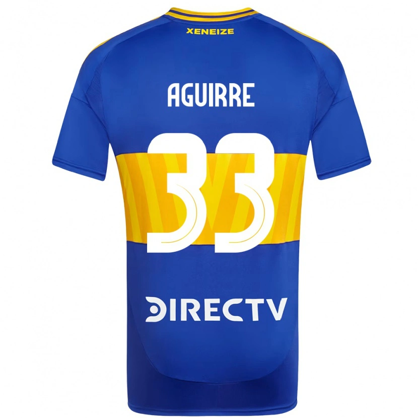 Danxen Barn Brian Aguirre #33 Kungsblå Gul Hemmatröja Matchtröjor 2025/26 Tröjor T-Tröja