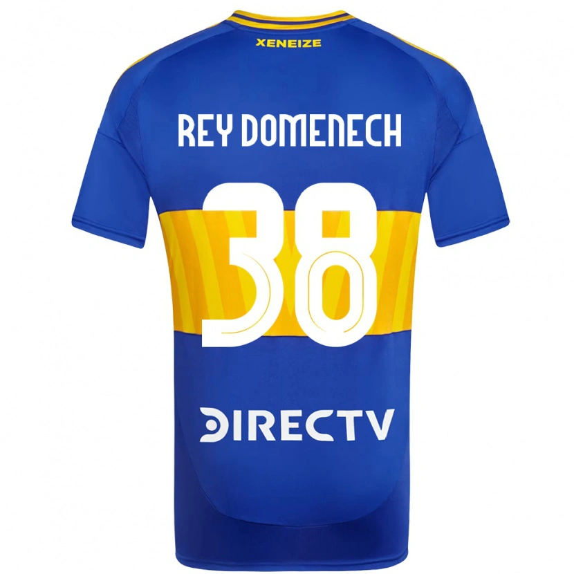 Danxen Barn Camilo Rey Domenech #38 Kungsblå Gul Hemmatröja Matchtröjor 2025/26 Tröjor T-Tröja