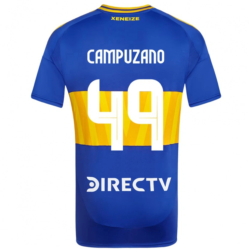 Danxen Barn Jorman Campuzano #49 Kungsblå Gul Hemmatröja Matchtröjor 2025/26 Tröjor T-Tröja