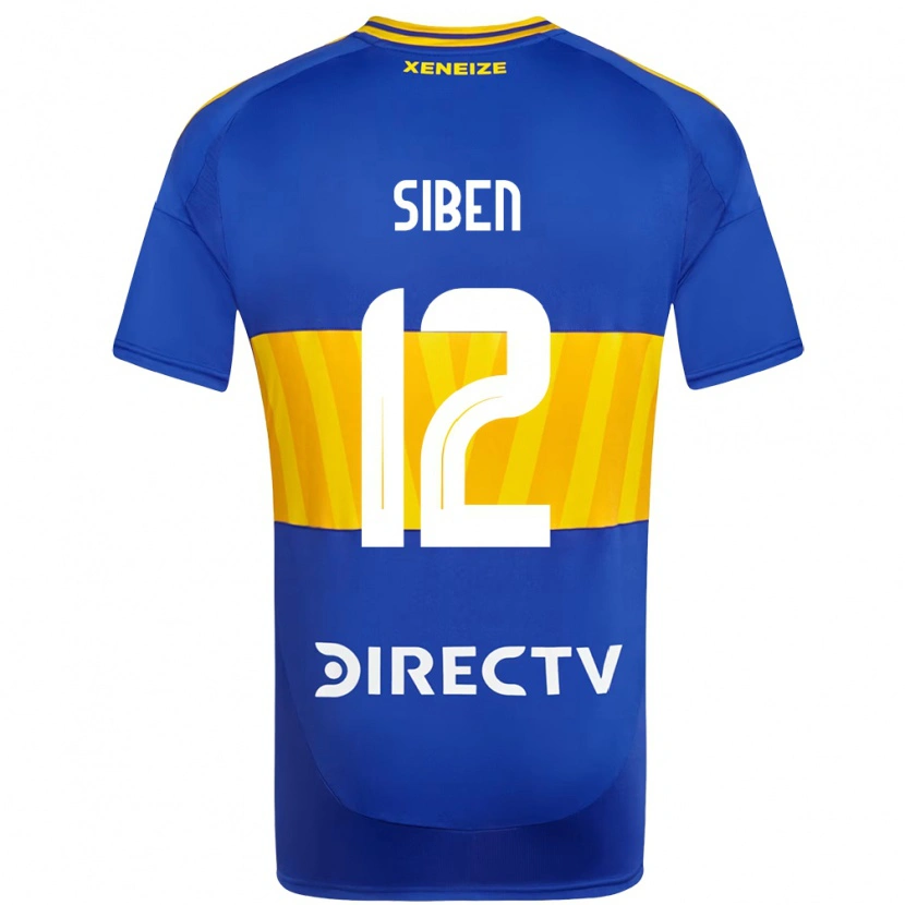 Danxen Barn Priscila Siben #12 Kungsblå Gul Hemmatröja Matchtröjor 2025/26 Tröjor T-Tröja