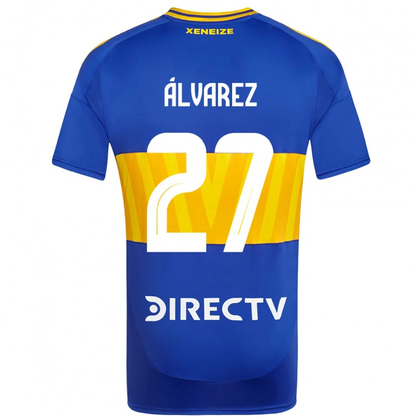 Danxen Barn Violeta Álvarez #27 Kungsblå Gul Hemmatröja Matchtröjor 2025/26 Tröjor T-Tröja