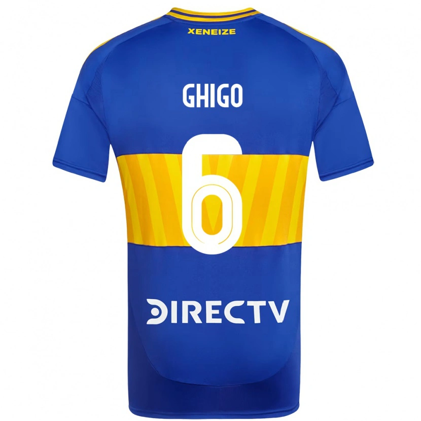Danxen Barn Cecilia Ghigo #6 Kungsblå Gul Hemmatröja Matchtröjor 2025/26 Tröjor T-Tröja