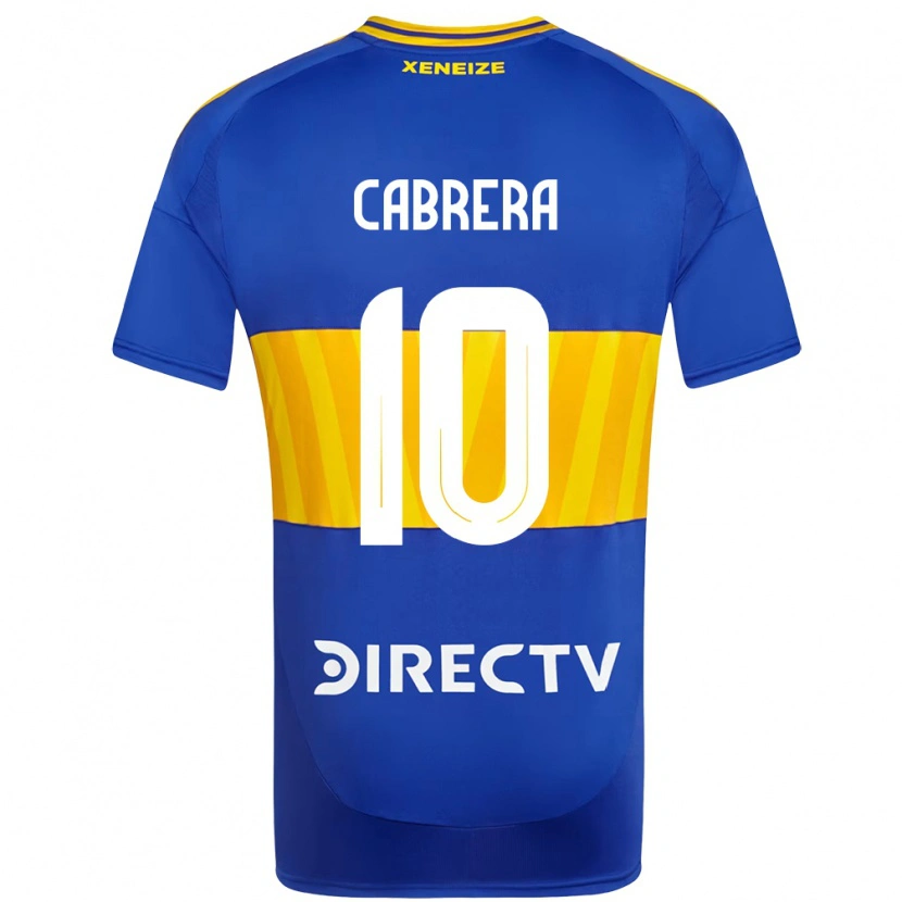 Danxen Barn Micaela Cabrera #10 Kungsblå Gul Hemmatröja Matchtröjor 2025/26 Tröjor T-Tröja