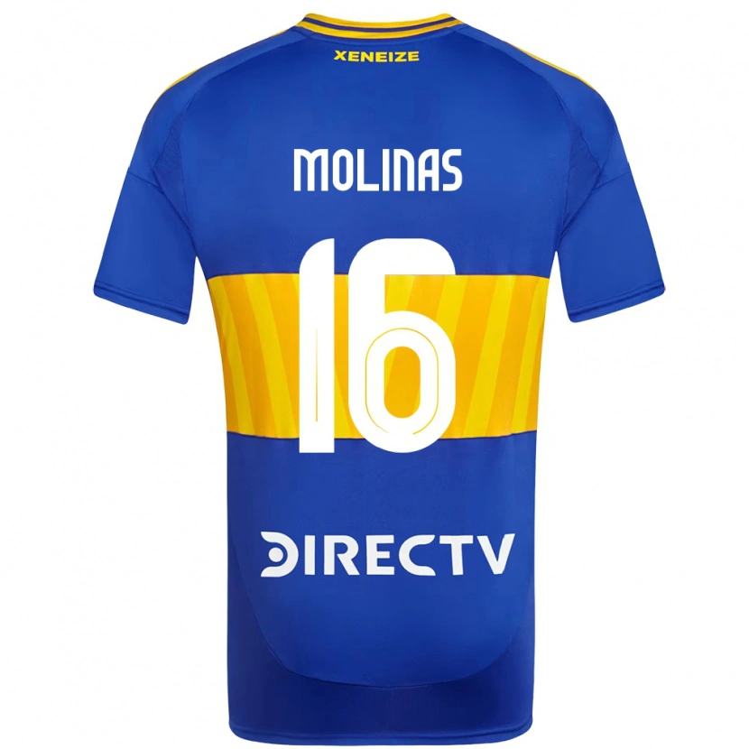 Danxen Barn Aaron Molinas #16 Kungsblå Gul Hemmatröja Matchtröjor 2025/26 Tröjor T-Tröja