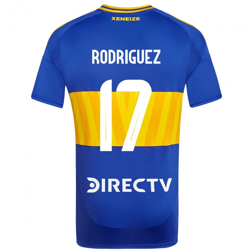 Danxen Barn Fanny Rodriguez #17 Kungsblå Gul Hemmatröja Matchtröjor 2025/26 Tröjor T-Tröja