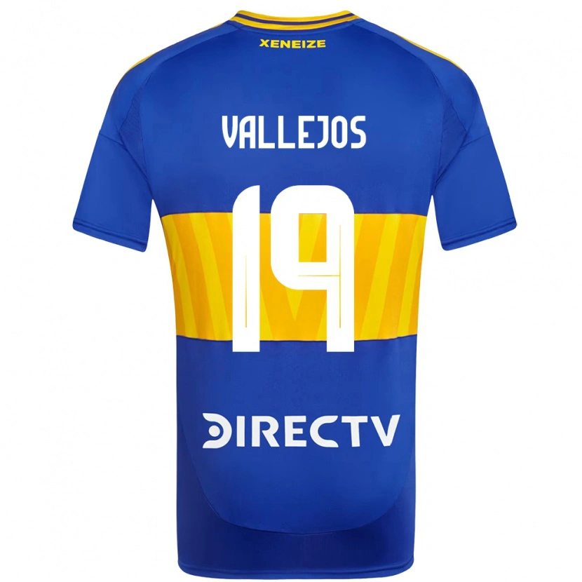 Danxen Barn Fabiana Vallejos #19 Kungsblå Gul Hemmatröja Matchtröjor 2025/26 Tröjor T-Tröja