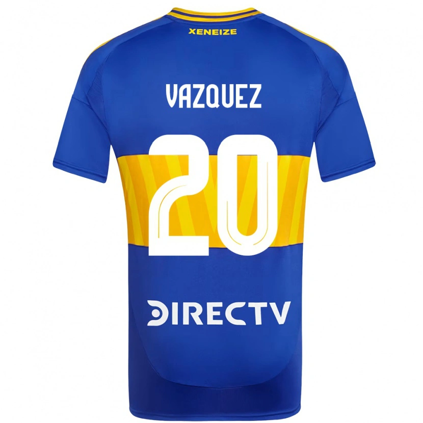Danxen Barn Constanza Vazquez #20 Kungsblå Gul Hemmatröja Matchtröjor 2025/26 Tröjor T-Tröja