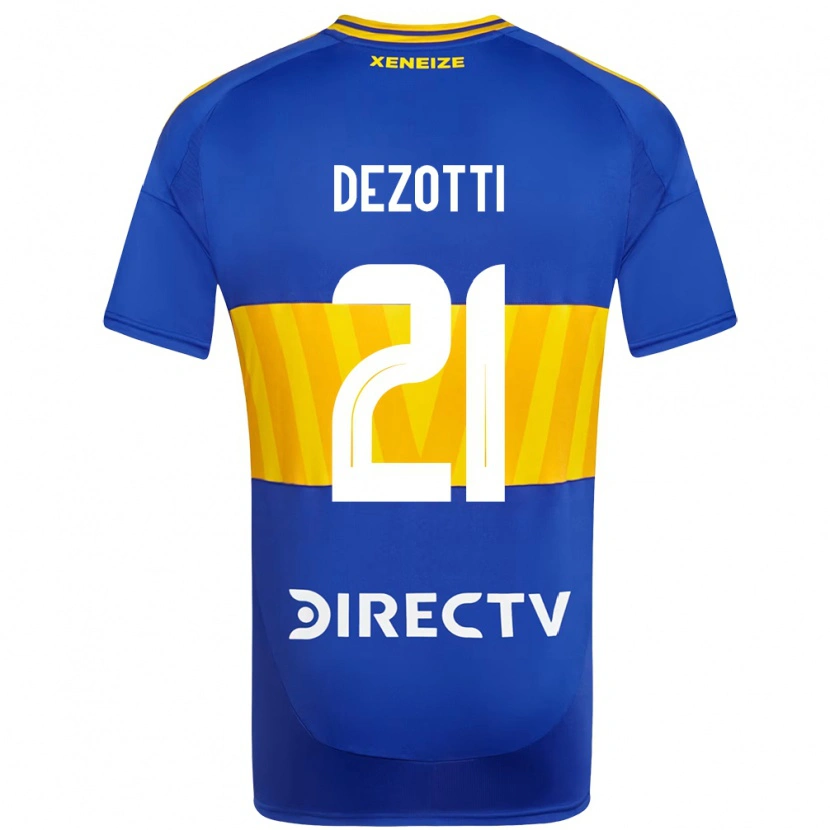Danxen Barn Martina Dezotti #21 Kungsblå Gul Hemmatröja Matchtröjor 2025/26 Tröjor T-Tröja