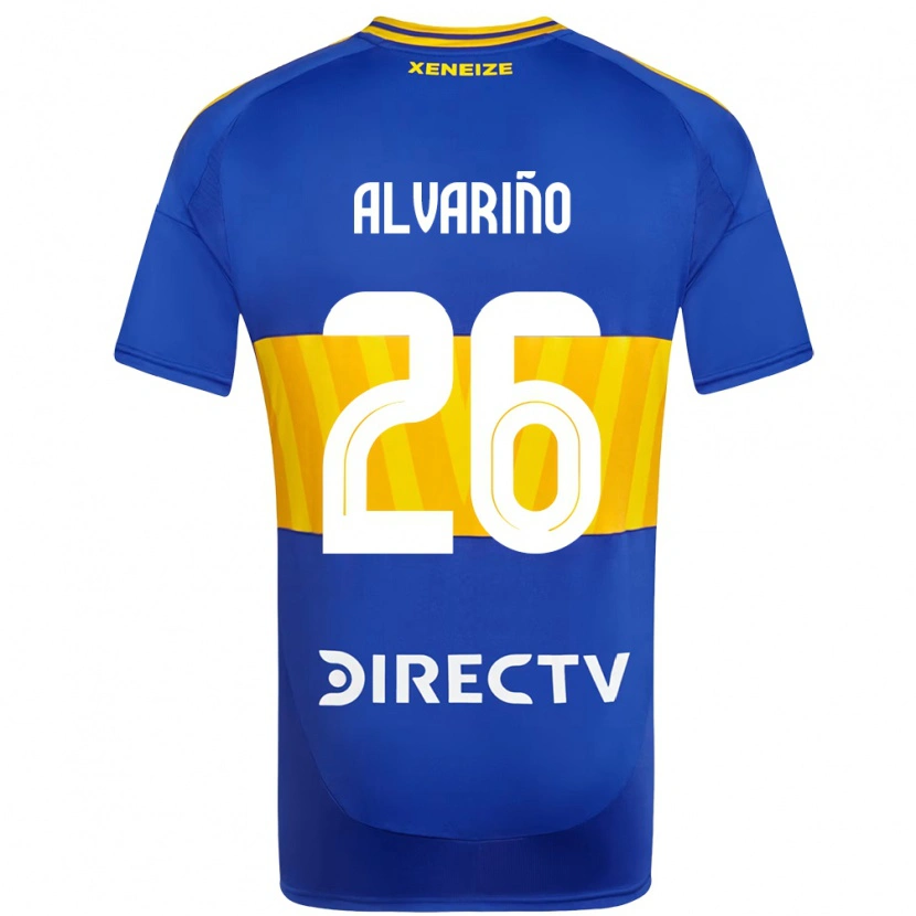 Danxen Barn Alexis Alvariño #26 Kungsblå Gul Hemmatröja Matchtröjor 2025/26 Tröjor T-Tröja
