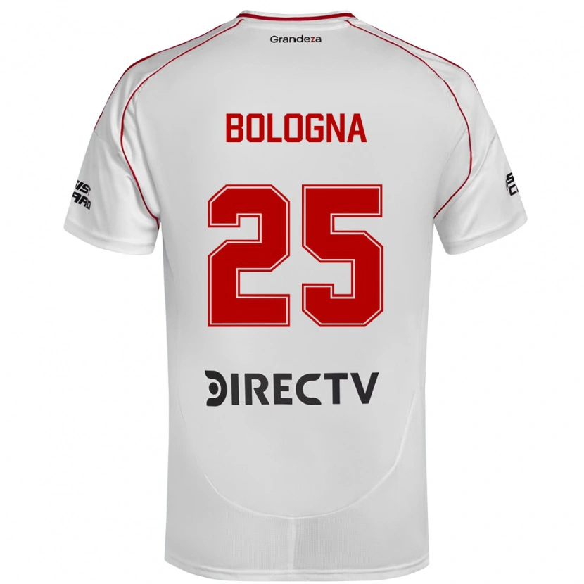 Danxen Barn Enrique Bologna #25 Vit Röd Hemmatröja Matchtröjor 2025/26 Tröjor T-Tröja