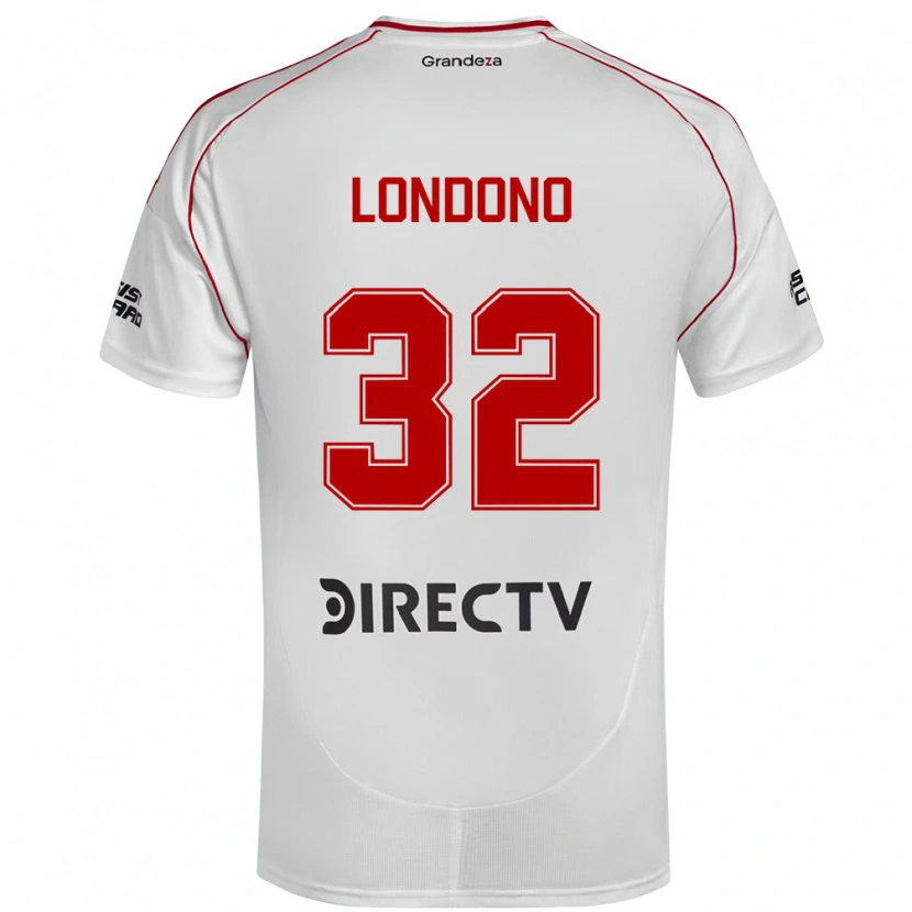 Danxen Barn Flabian Londono #32 Vit Röd Hemmatröja Matchtröjor 2025/26 Tröjor T-Tröja