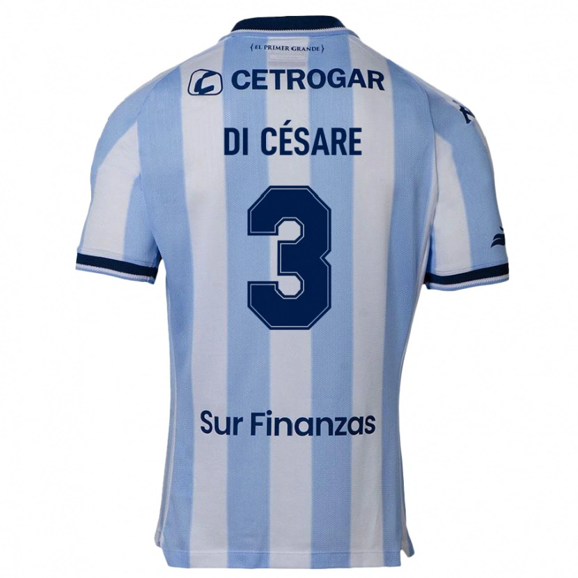 Danxen Barn Marco Di Césare #3 Himmelsblå Hemmatröja Matchtröjor 2025/26 Tröjor T-Tröja