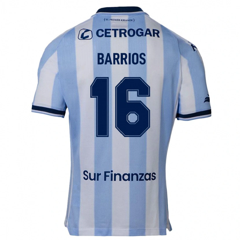 Danxen Barn Martín Barrios #16 Himmelsblå Hemmatröja Matchtröjor 2025/26 Tröjor T-Tröja