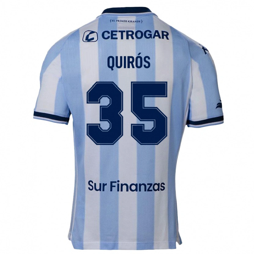 Danxen Barn Santiago Quirós #35 Himmelsblå Hemmatröja Matchtröjor 2025/26 Tröjor T-Tröja