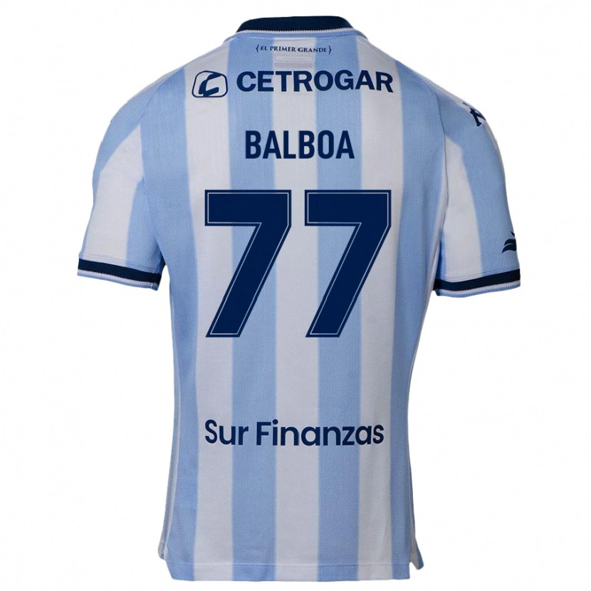 Danxen Barn Adrián Balboa #77 Himmelsblå Hemmatröja Matchtröjor 2025/26 Tröjor T-Tröja