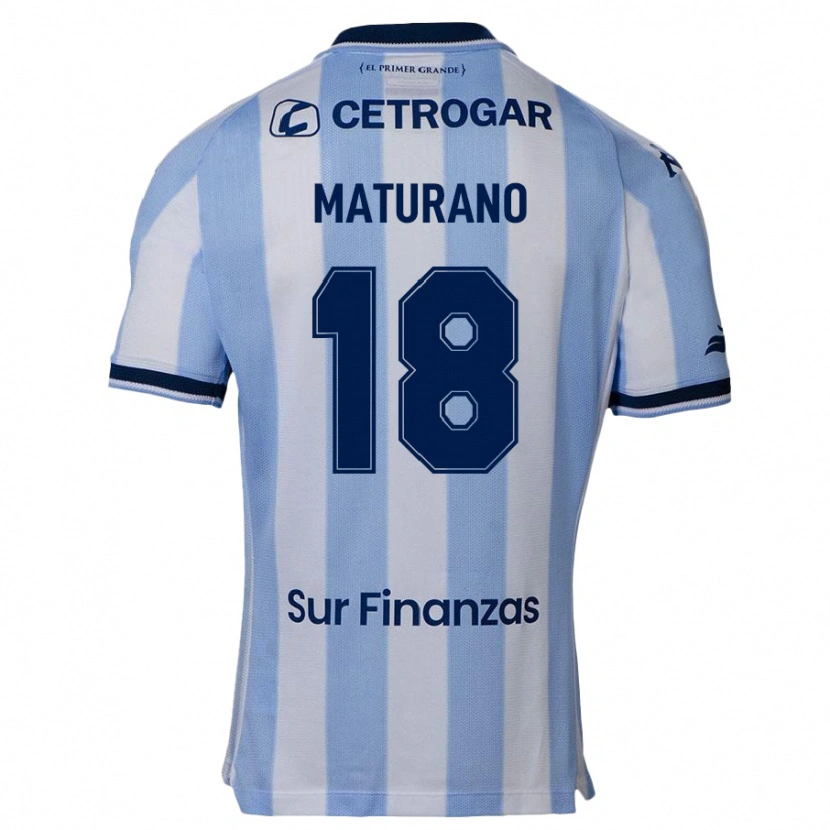 Danxen Barn Agustina Maturano #18 Himmelsblå Hemmatröja Matchtröjor 2025/26 Tröjor T-Tröja