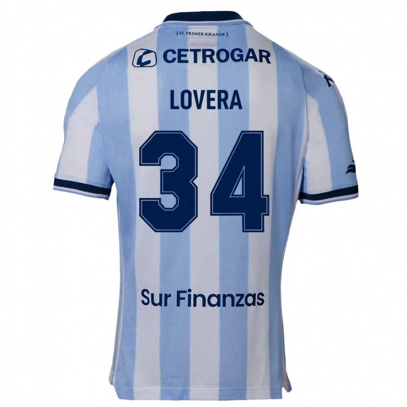 Danxen Barn Maximiliano Lovera #34 Himmelsblå Hemmatröja Matchtröjor 2025/26 Tröjor T-Tröja