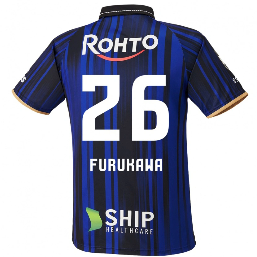 Danxen Barn Kanta Furukawa #26 Blå Vit Svart Hemmatröja Matchtröjor 2025/26 Tröjor T-Tröja