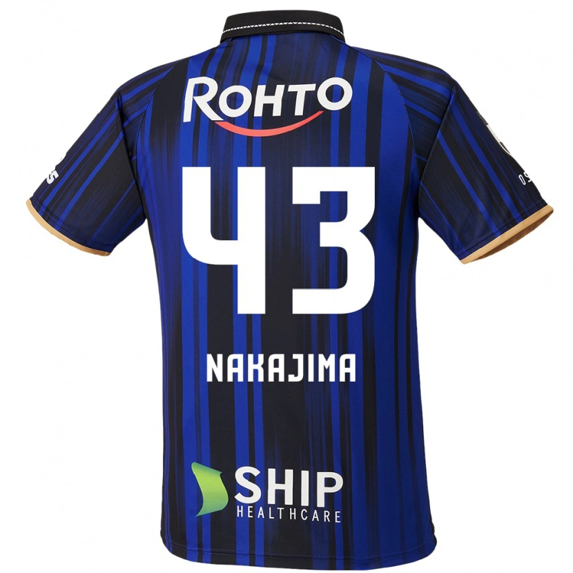Danxen Barn Yugo Nakajima #43 Blå Vit Svart Hemmatröja Matchtröjor 2025/26 Tröjor T-Tröja