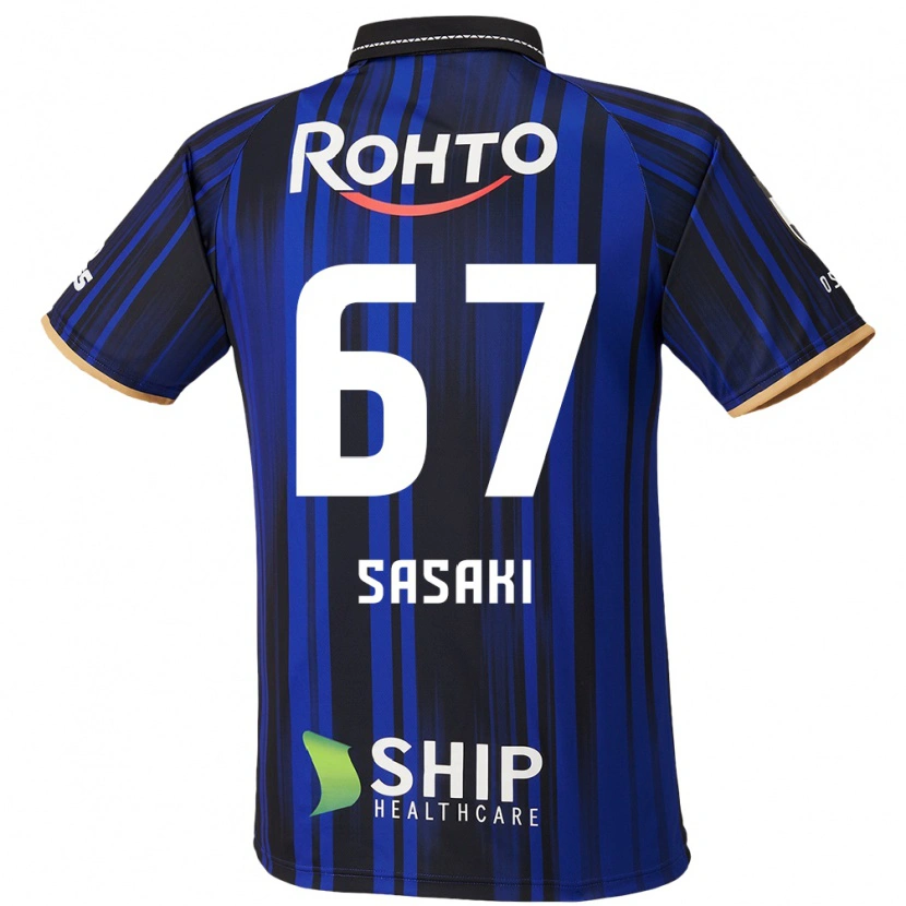 Danxen Barn Shogo Sasaki #67 Blå Vit Svart Hemmatröja Matchtröjor 2025/26 Tröjor T-Tröja