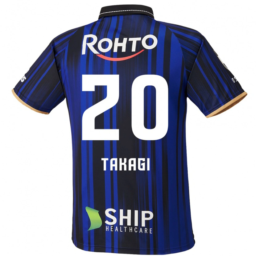 Danxen Barn Daisuke Takagi #20 Blå Vit Svart Hemmatröja Matchtröjor 2025/26 Tröjor T-Tröja