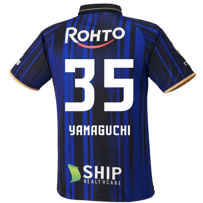 Danxen Barn Tatsuya Yamaguchi #35 Blå Vit Svart Hemmatröja Matchtröjor 2025/26 Tröjor T-Tröja