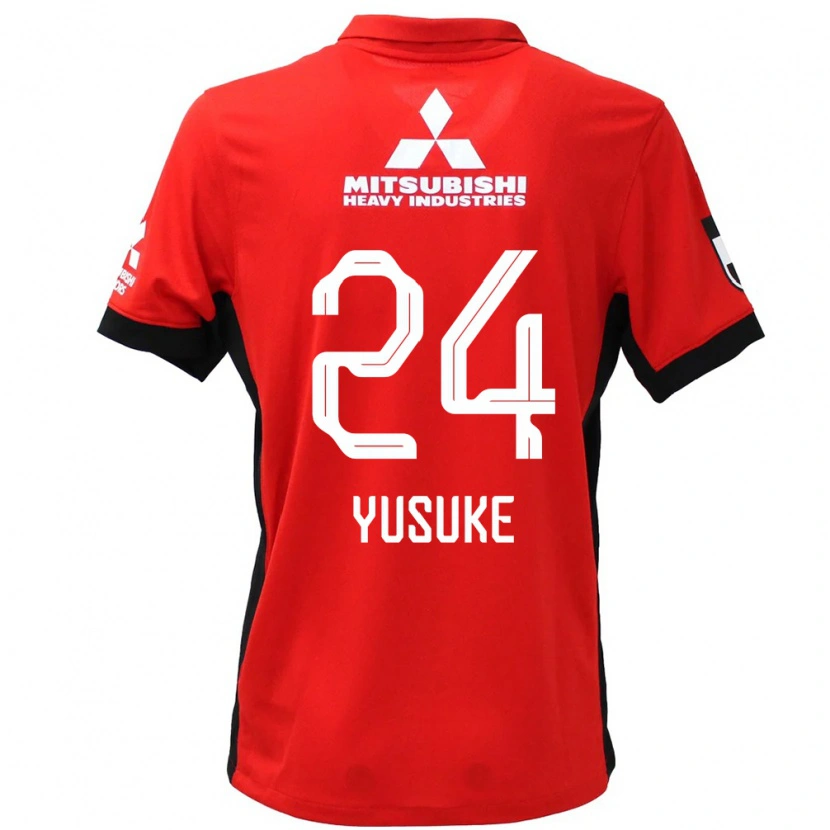Danxen Barn Yusuke Matsuo #24 Röd Vit Hemmatröja Matchtröjor 2025/26 Tröjor T-Tröja