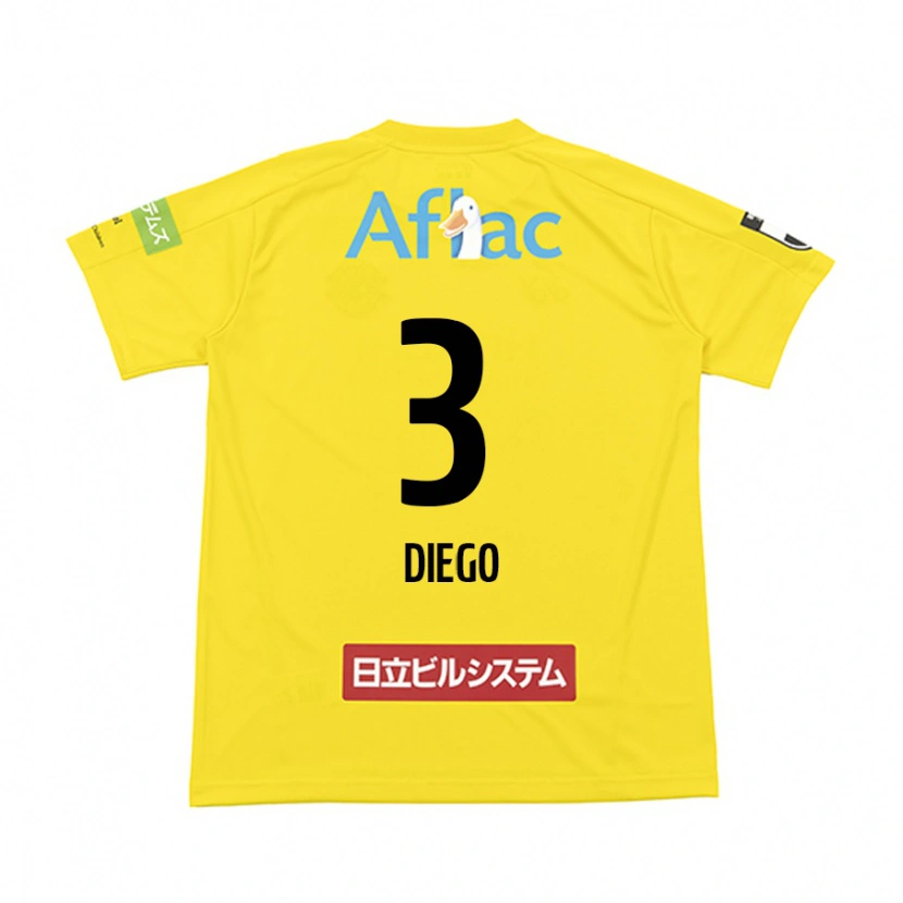 Danxen Barn Diego #3 Svart Gul Hemmatröja Matchtröjor 2025/26 Tröjor T-Tröja