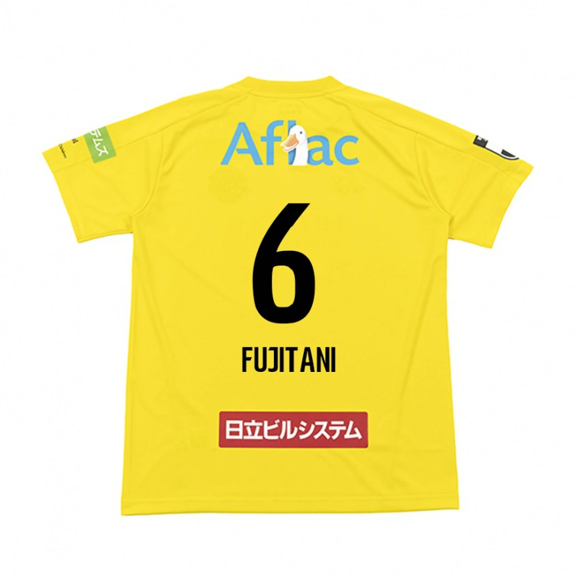 Danxen Barn Atsuto Fujitani #6 Svart Gul Hemmatröja Matchtröjor 2025/26 Tröjor T-Tröja