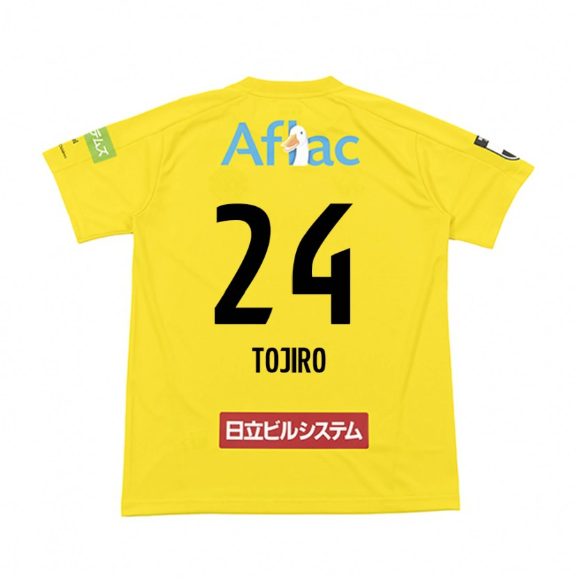 Danxen Barn Tojiro Kubo #24 Svart Gul Hemmatröja Matchtröjor 2025/26 Tröjor T-Tröja