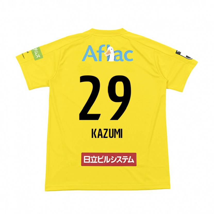 Danxen Barn Takuto Kazumi #29 Svart Gul Hemmatröja Matchtröjor 2025/26 Tröjor T-Tröja