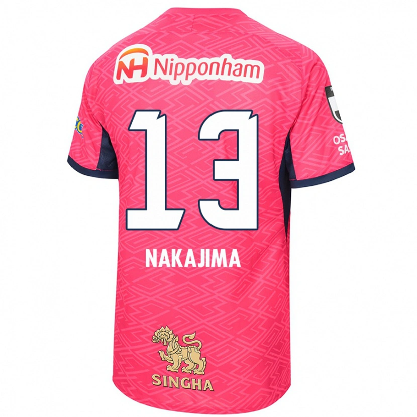 Danxen Barn Motohiko Nakajima #13 Sakura Rosa Vit Hemmatröja Matchtröjor 2025/26 Tröjor T-Tröja
