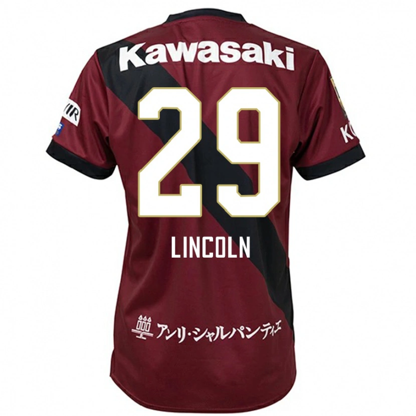 Danxen Barn Lincoln #29 Vinröd Svart Hemmatröja Matchtröjor 2025/26 Tröjor T-Tröja