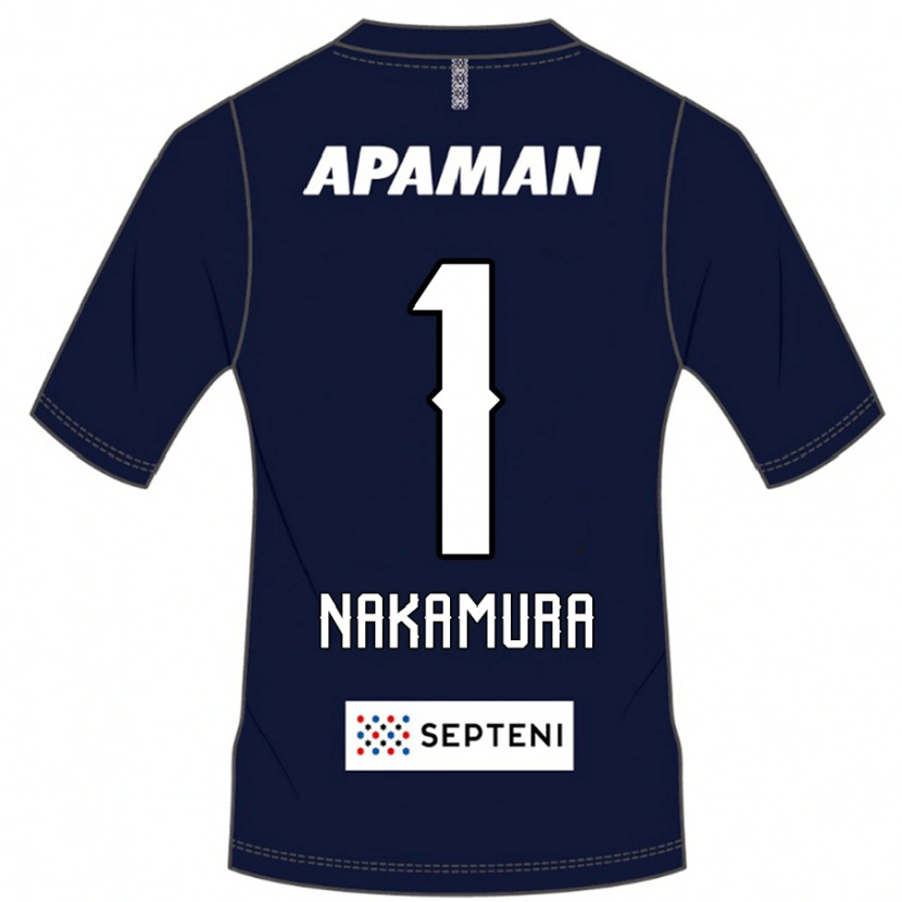 Danxen Barn Seigo Nakamura #1 Kungsblå Vit Hemmatröja Matchtröjor 2025/26 Tröjor T-Tröja