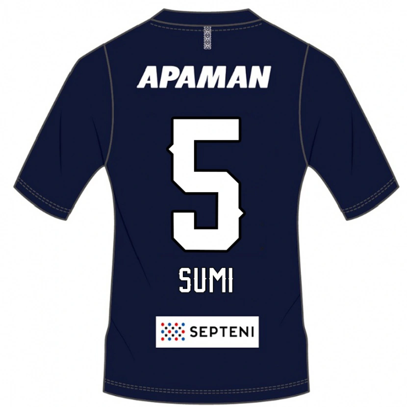 Danxen Barn Kotaro Sumi #5 Kungsblå Vit Hemmatröja Matchtröjor 2025/26 Tröjor T-Tröja