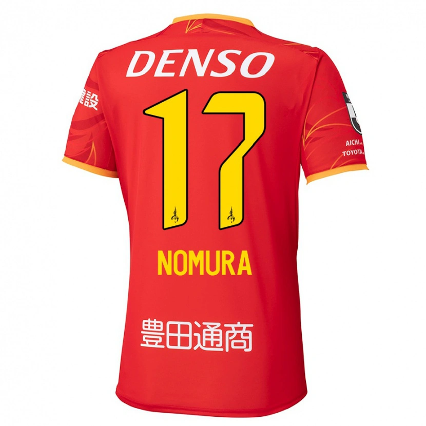 Danxen Barn Yuto Nomura #17 Vit Röd Hemmatröja Matchtröjor 2025/26 Tröjor T-Tröja